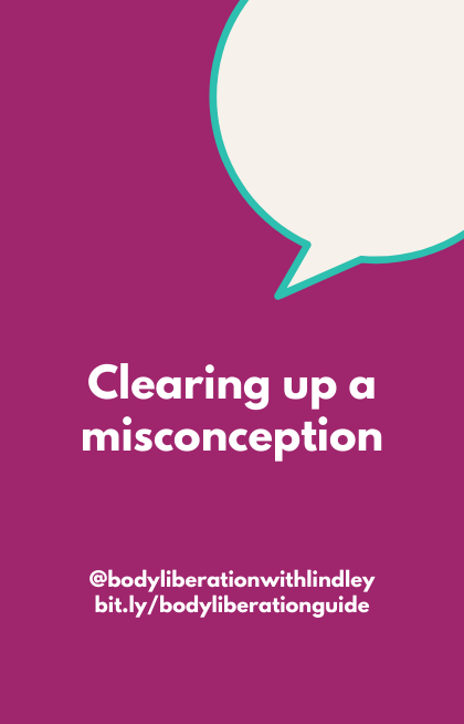 ✔️ Clearing up a misconception